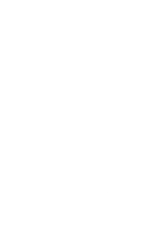 聆森 Listen 官方標誌白色版